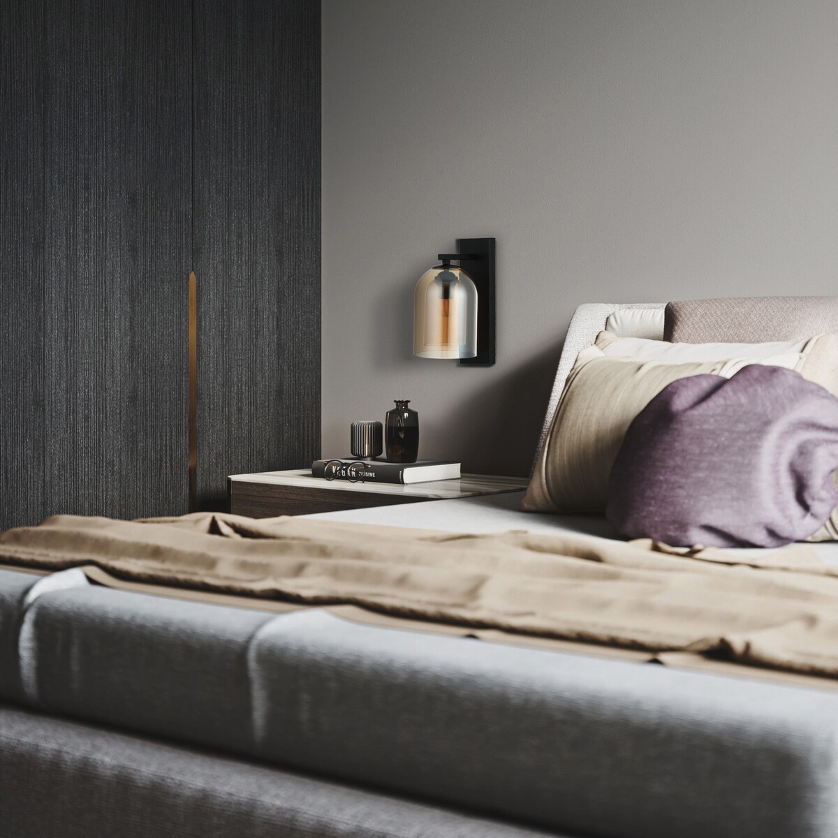 Kinkiet Light Prestige Elaris bursztynowy 1 x E27 1 szt.