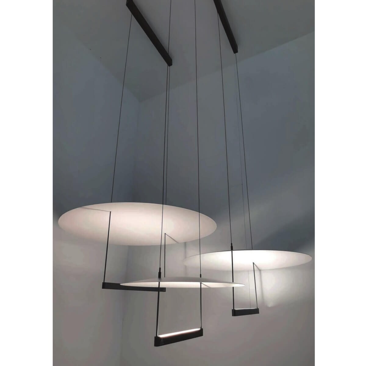 Jadalniana lampa wisząca PORTOFINO AZ5638 Azzardo LED 39W 3000K biały czarny