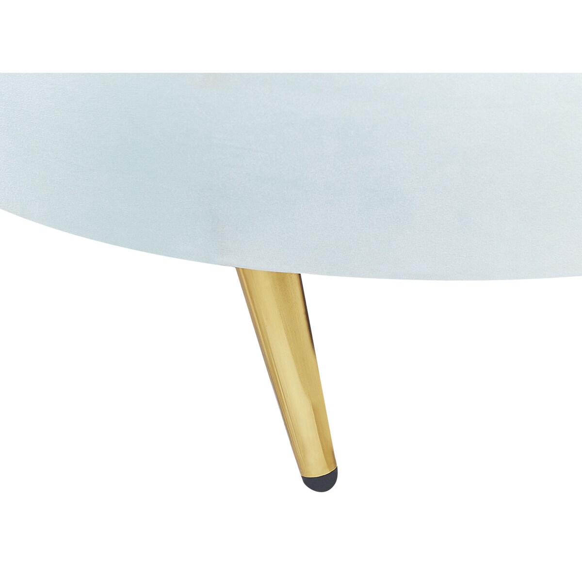 Sofa welurowa niebieska SAVAR