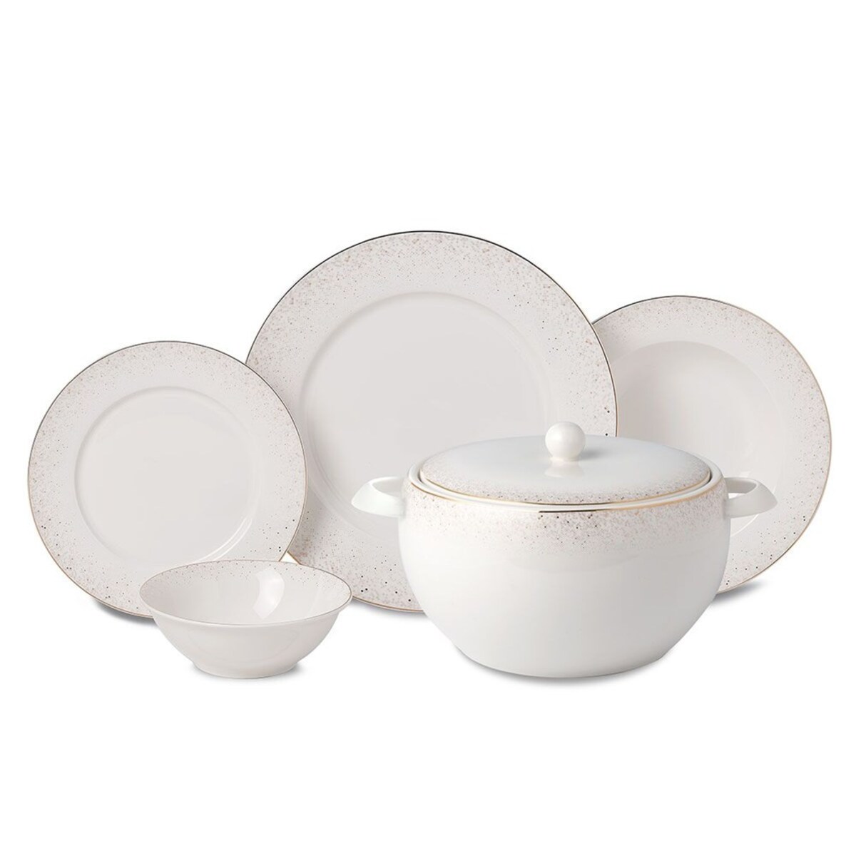 Korkmaz Perla Collection 60-częściowy zestaw obiadowy A8364