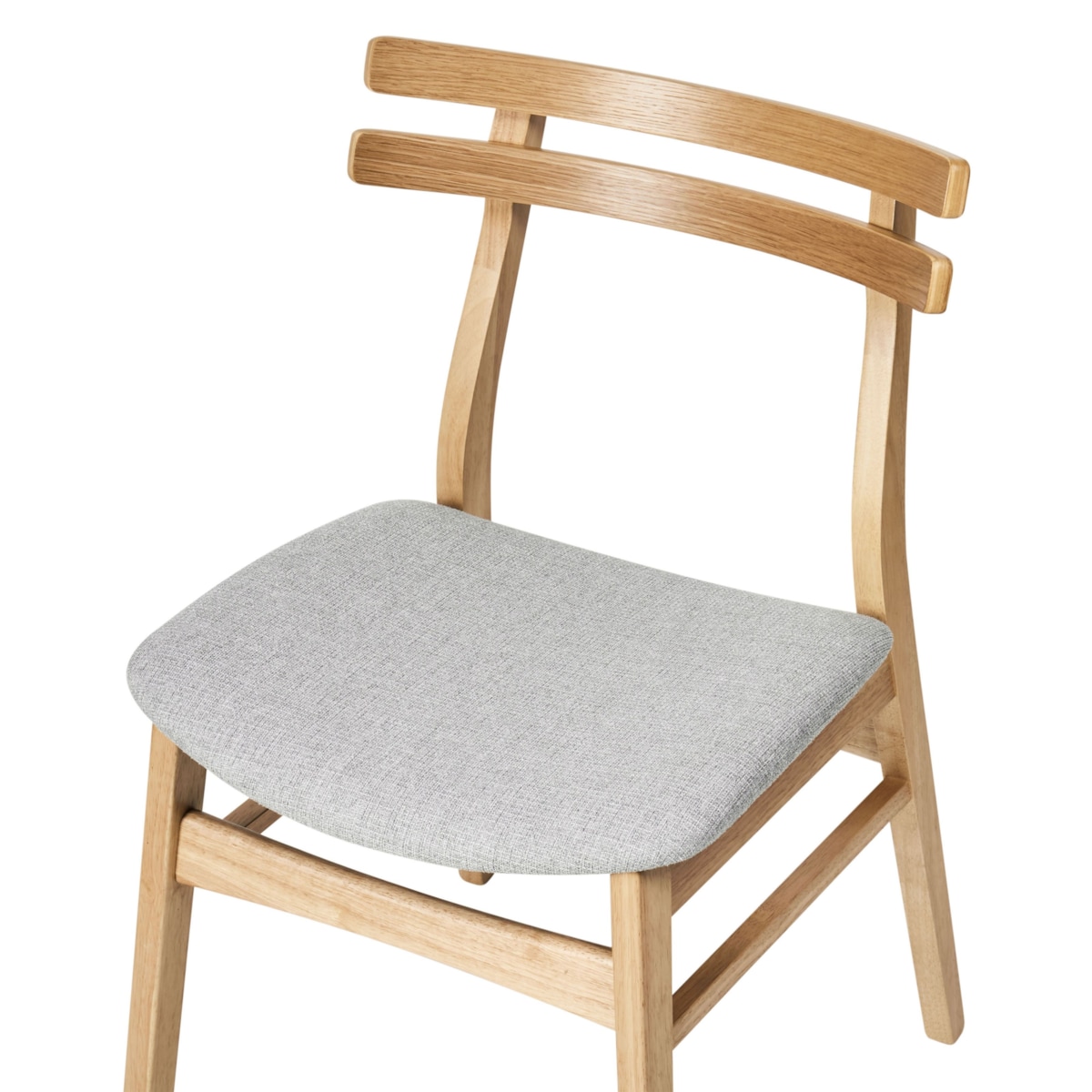 Zestaw 2 krzeseł do jadalni CYNTHIANA Jasnoszary