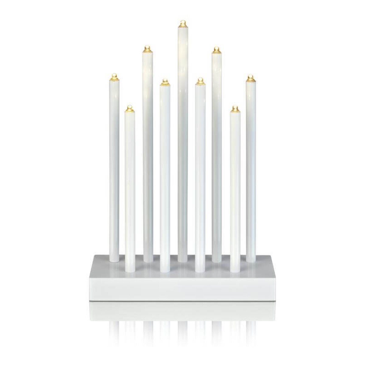 Nowoczesny świecznik ledowy Viik na stół 0,54W biały