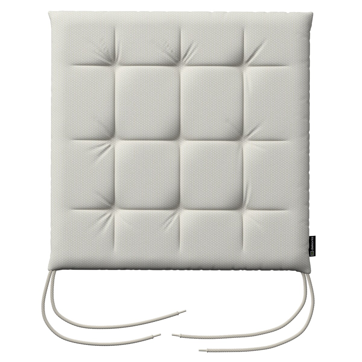 Poduszka na krzesło Karol, jasny szary, 40 x 40 x 3,5 cm, Living II