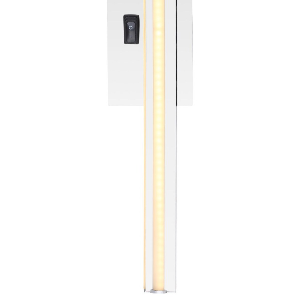 Listwa LAMPA ścienna VIGGO 41499C Globo łazienkowy kinkiet LED 18W 3000K metalowy IP44 chrom
