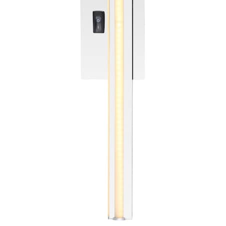 Listwa LAMPA ścienna VIGGO 41499C Globo łazienkowy kinkiet LED 18W 3000K metalowy IP44 chrom