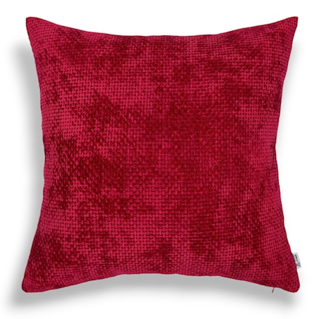 Czerwona poduszka dekoracyjna 45x45 Clara wiśniowa