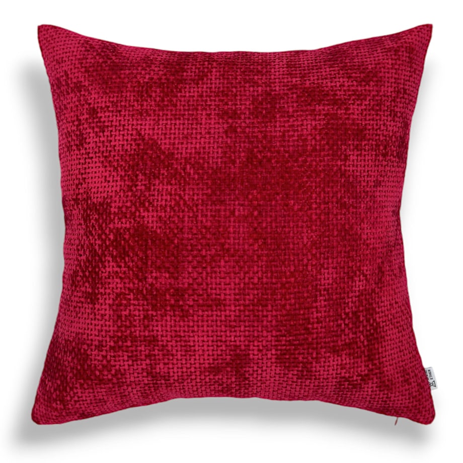 Czerwona poduszka dekoracyjna 45x45 Clara wiśniowa