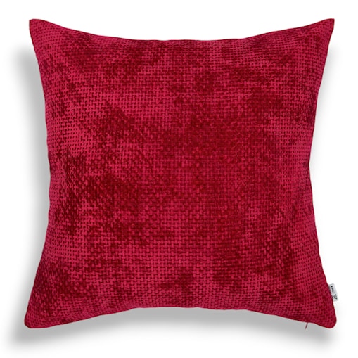 Czerwona poduszka dekoracyjna 45x45 Clara wiśniowa