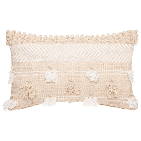 Ozdobna poduszka Cot Sand, bawełniana, boho, 30 x 50 cm