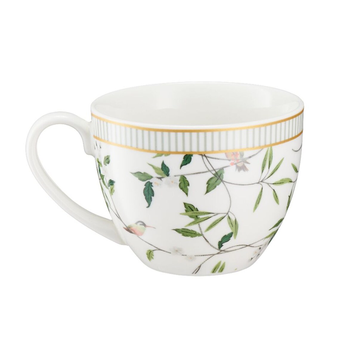 VILLA ITALIA Filiżanka ze spodkiem porcelanowa 240 ml NORIKO WHITE