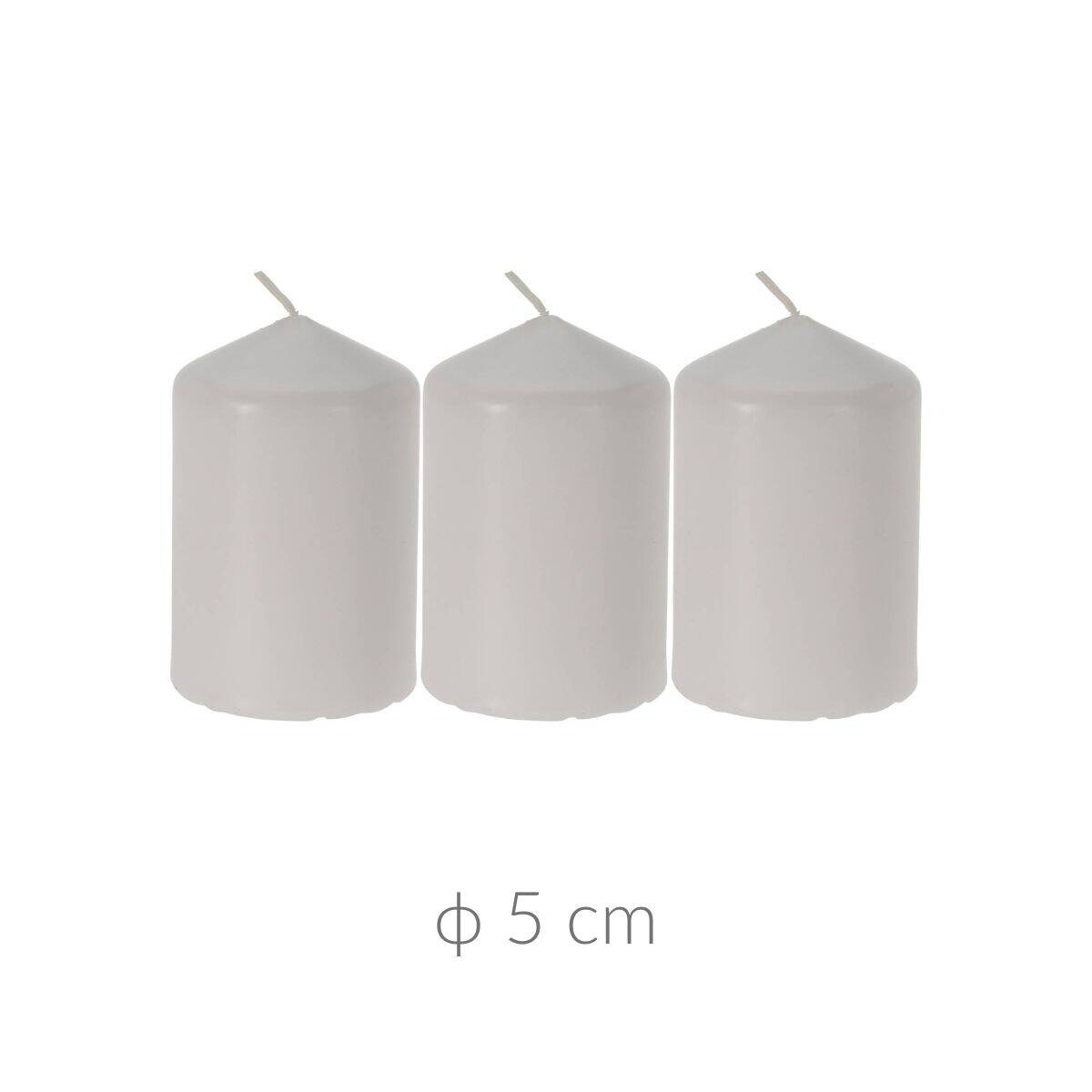 Zestaw trzech świec, 7 cm