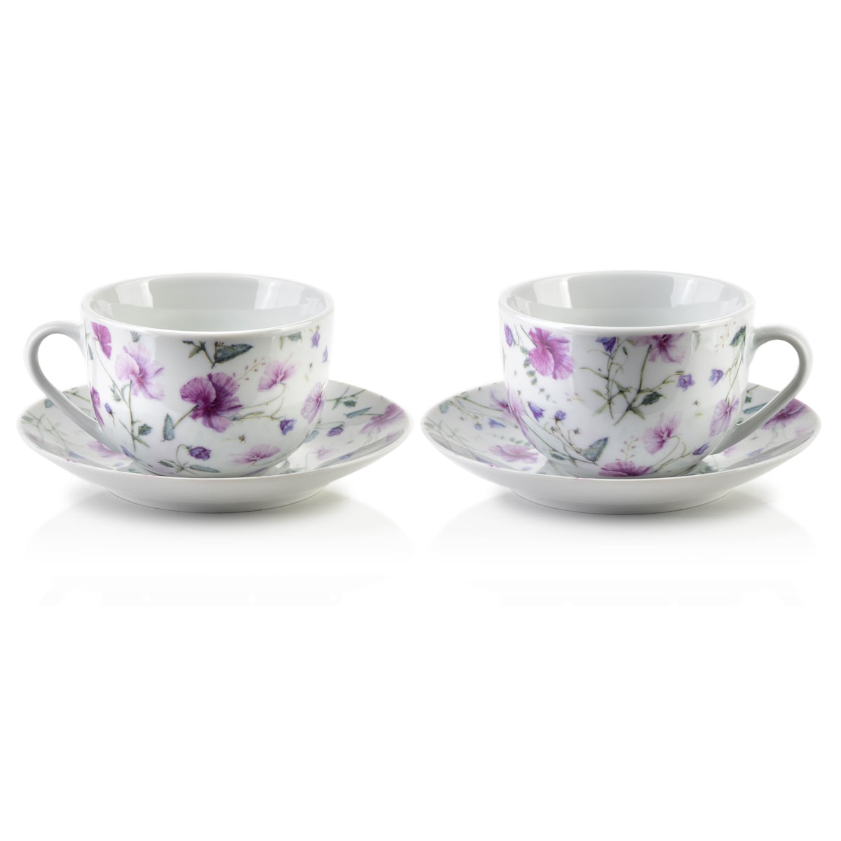 JOY Komplet 2 filiżanek ze spodkiem 245ml