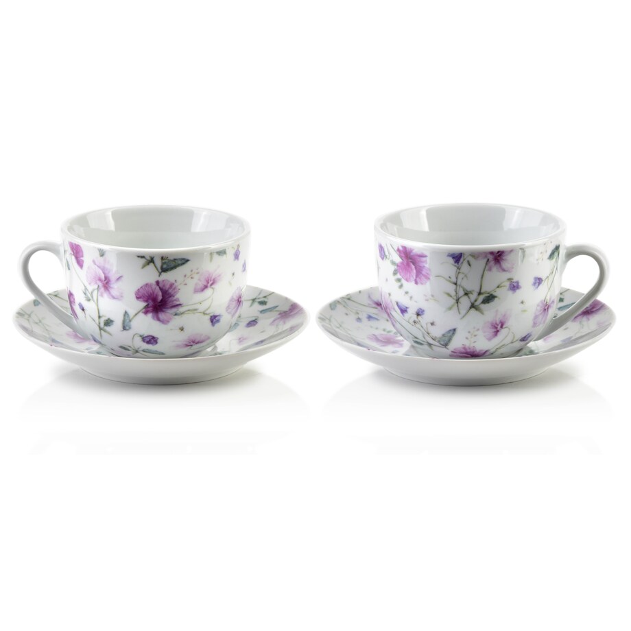 JOY Komplet 2 filiżanek ze spodkiem 245ml