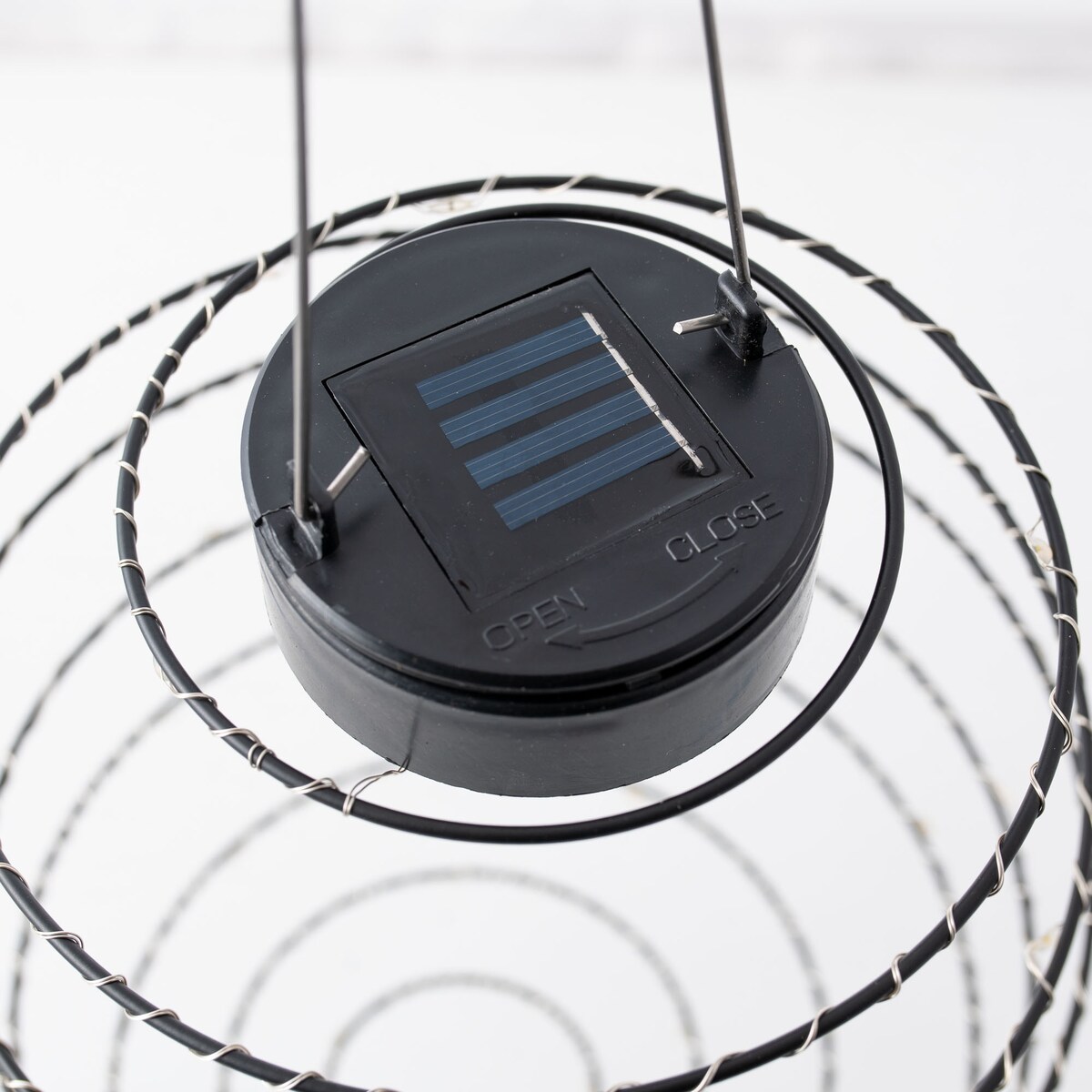 Lampki Solarne Ogrodowe Do Ogrodu Lampion Girlanda Spirala Wiszące 40 Led