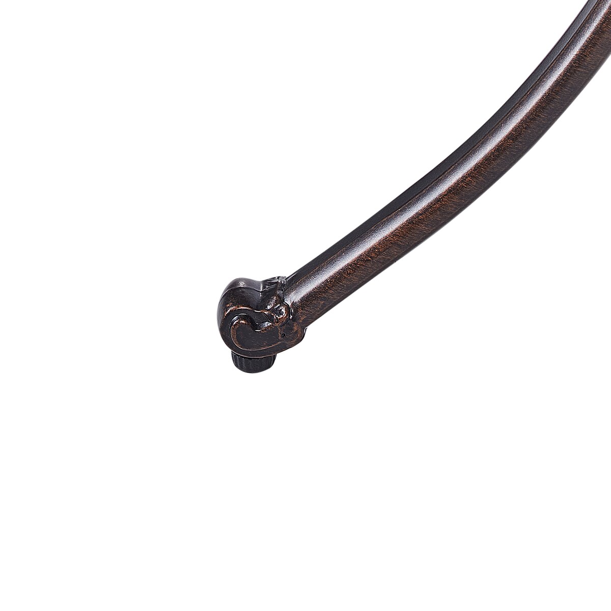 Stolik bistro ANDALO 68 cm 68 cm Metal Brązowy