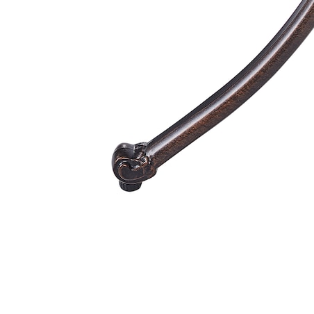 Stolik bistro ANDALO 68 cm 68 cm Metal Brązowy