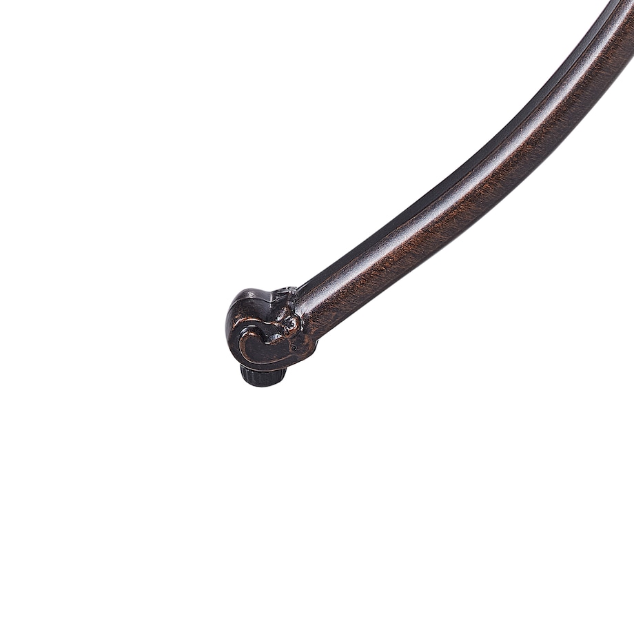 Stolik bistro ANDALO 68 cm 68 cm Metal Brązowy