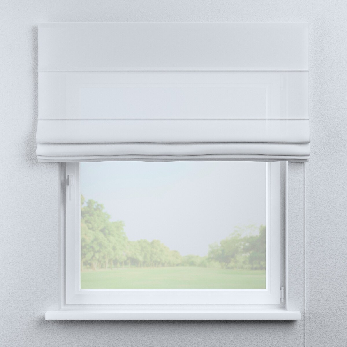 Roleta rzymska Capri 160x170 prześwitujący, złamana biel