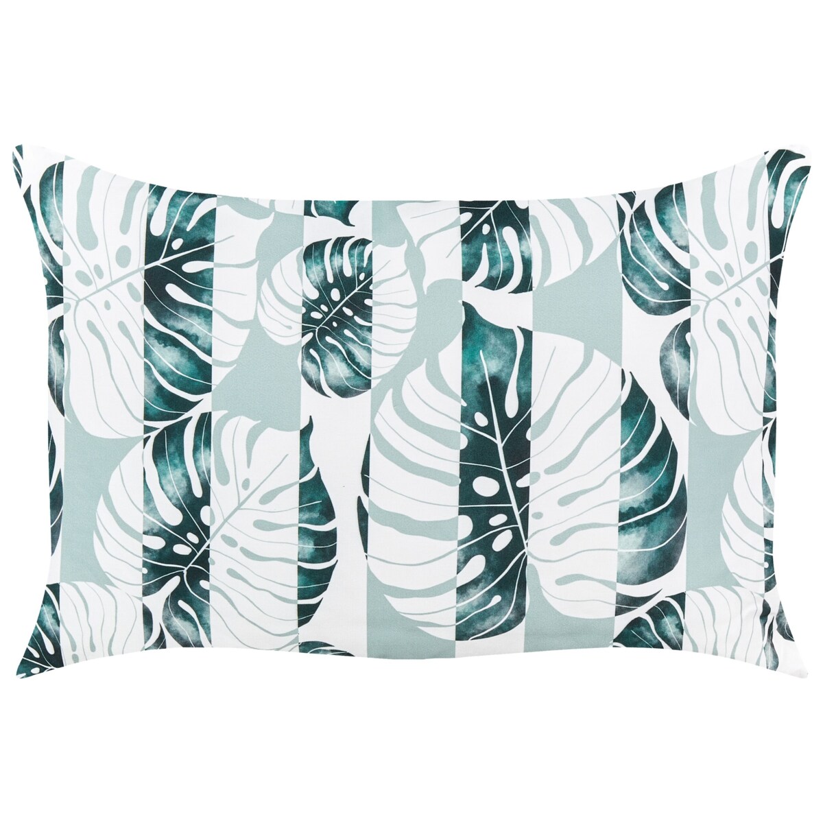 2 poduszki ogrodowe w liście 40 x 60 cm zielone TERMINI