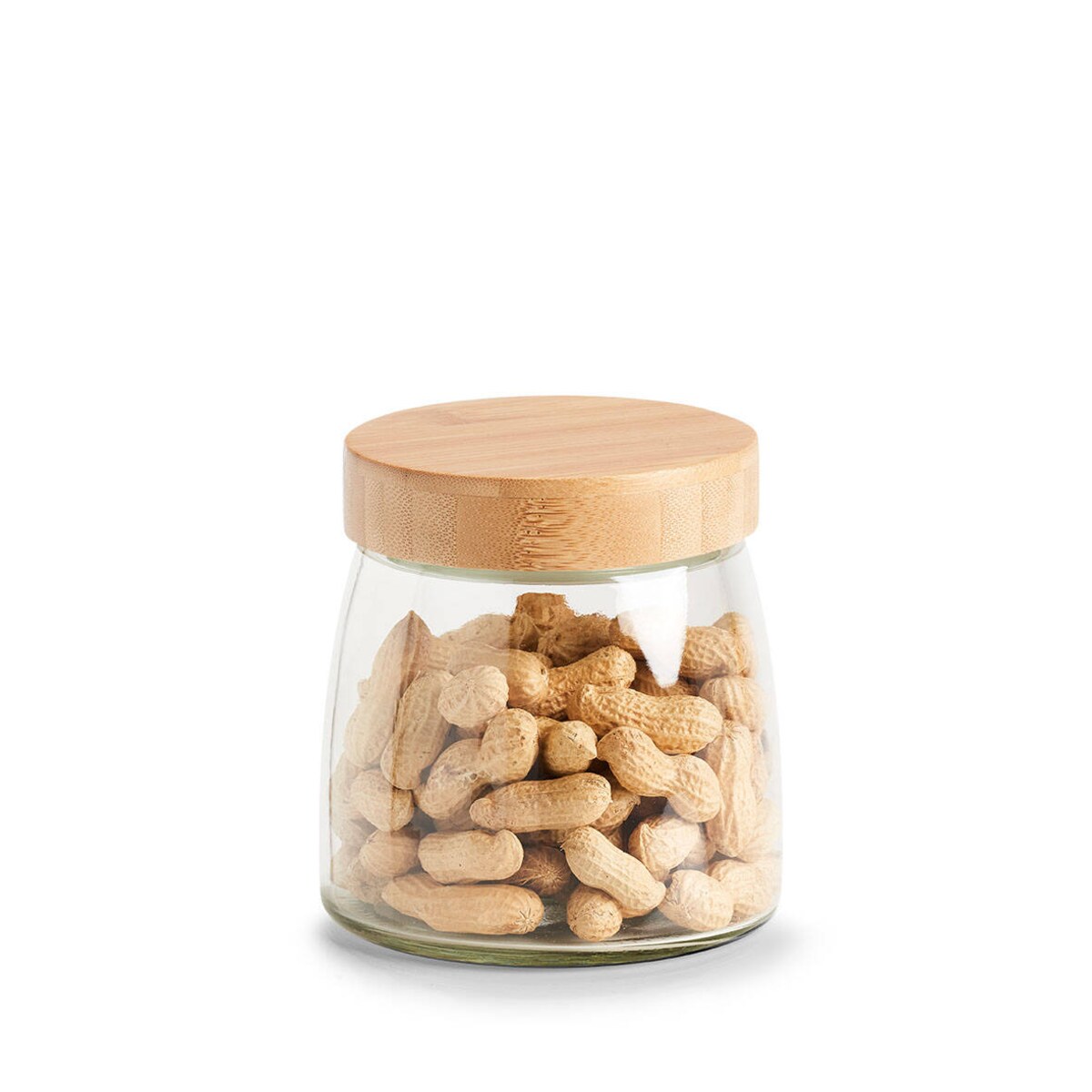 Szklany słoik ze szczelną pokrywką z bambusa, 950 ml
