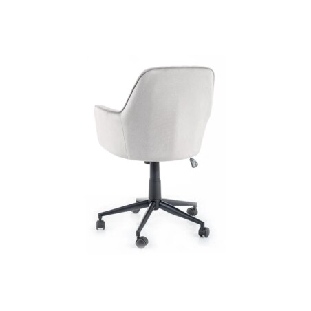 Fotel biurowy Q-886 VELVET jasnoszary