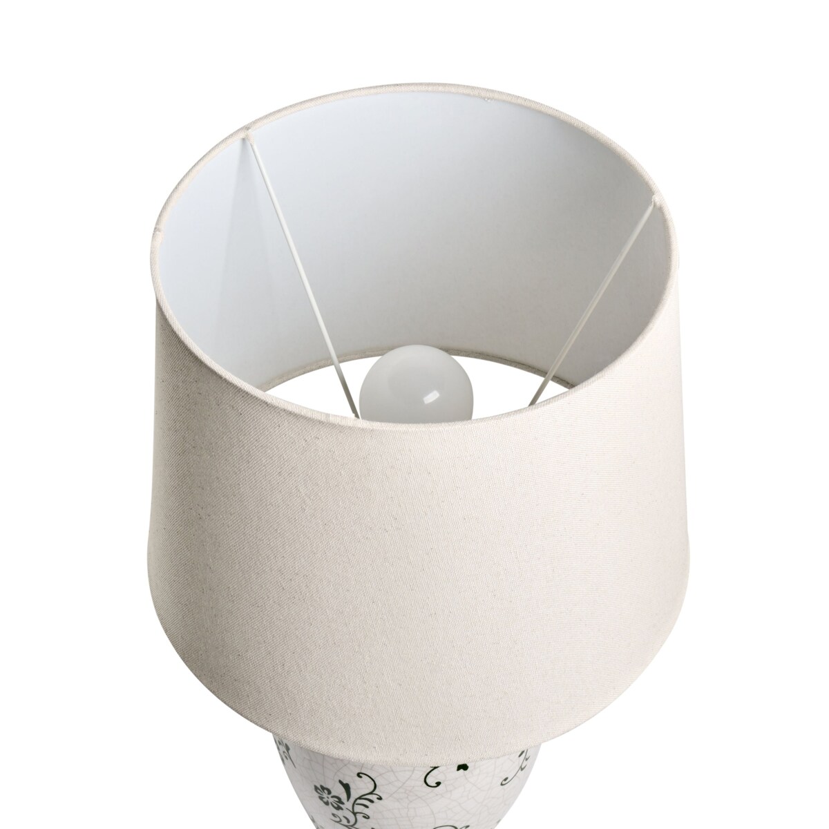 Lampa stołowa JINNY Ceramika Biały