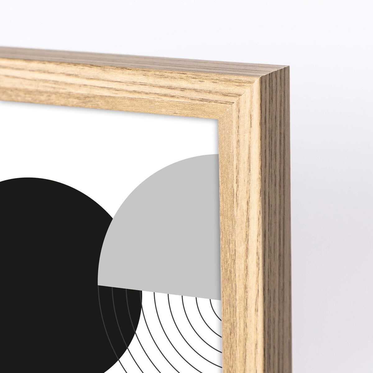 Brązowa ramka na zdjęcia 40x40 cm wisząca rama MDF z plexi klasyczna ramka kwadratowa