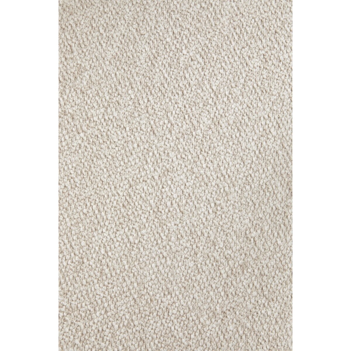 Krzesło z podłokietnikami, jasne drewno, kremowe bouclé, Yvonne