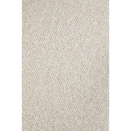 Krzesło z podłokietnikami, jasne drewno, kremowe bouclé, Yvonne