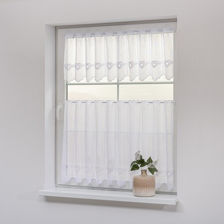 Zazdrostka żakardowa Heart wys.70 cm na metry 390x0