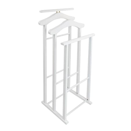 ARREDAMENTI MAXI Stojak na koszule i garnitur - 102 x 35 cm, Biały