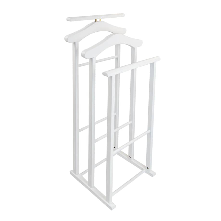 ARREDAMENTI MAXI Stojak na koszule i garnitur - 102 x 35 cm, Biały