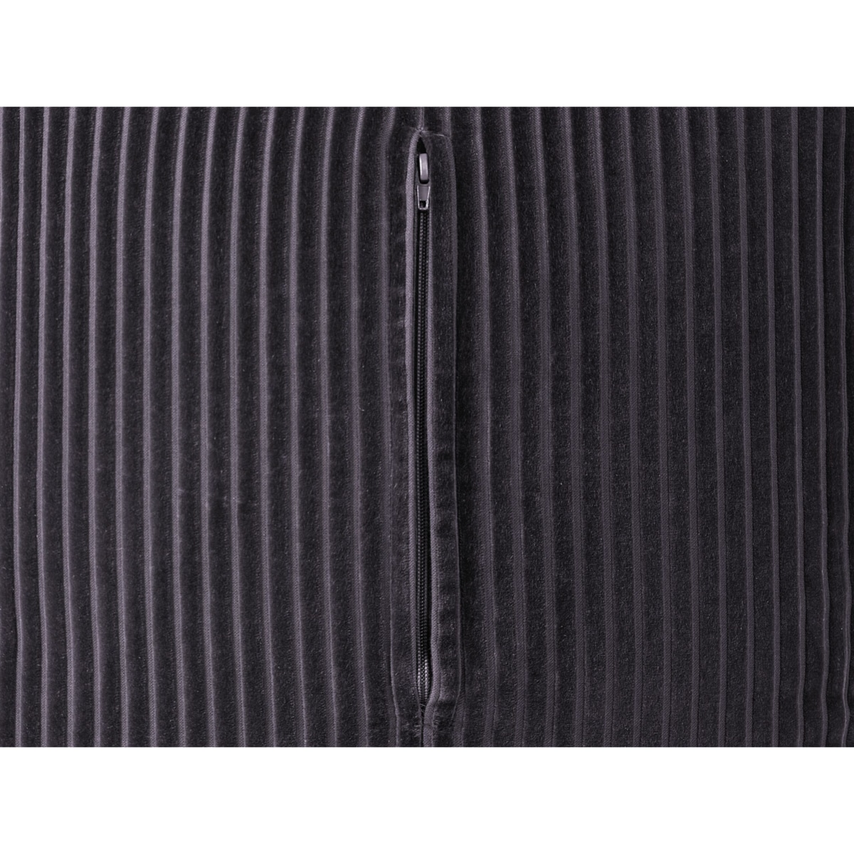 Puf sztruksowy 50 x 50 x 30 cm ciemnoszary MUKKI