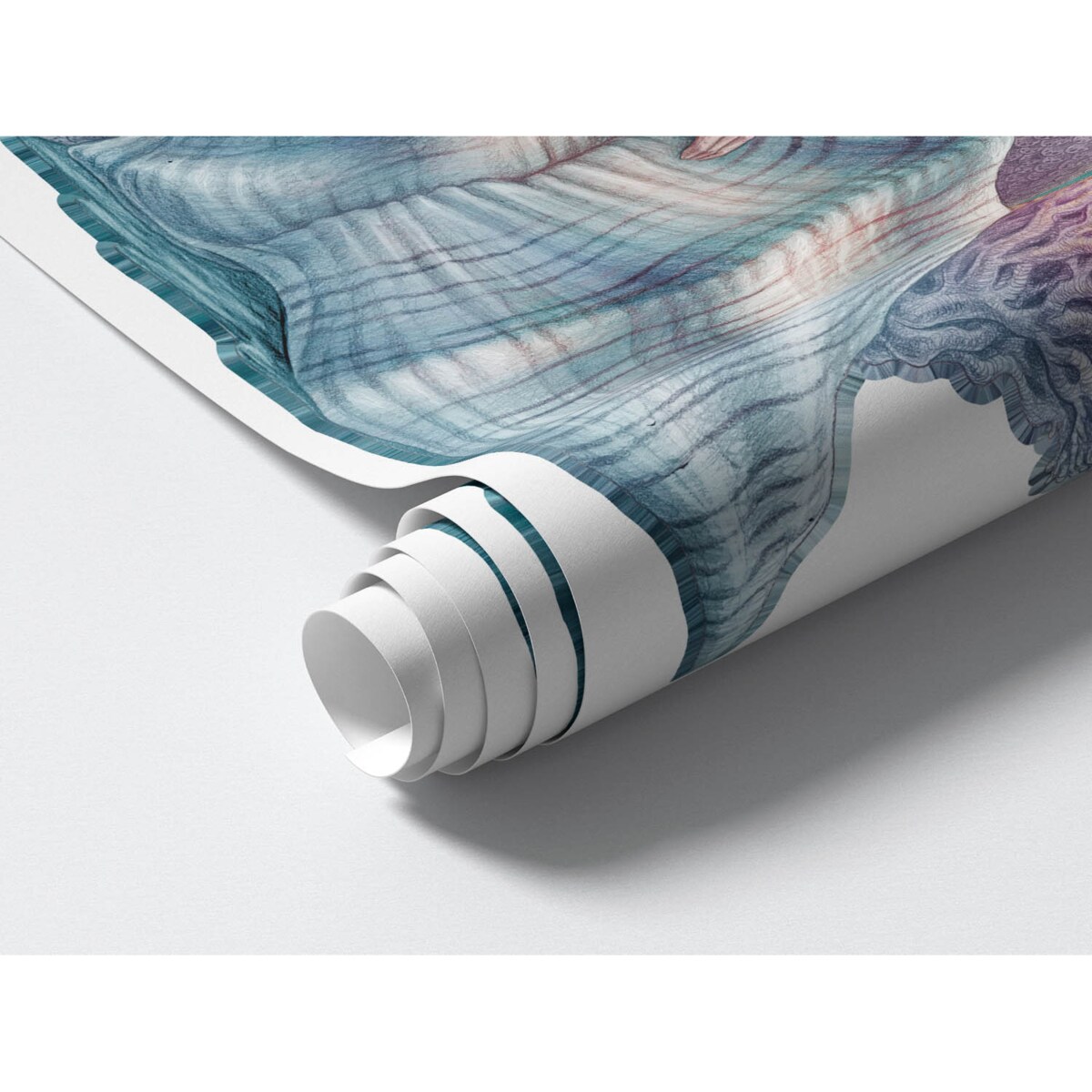 Zestaw naklejek na ścianę, Syrenie opowieści, 60cm