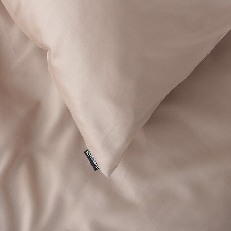 Pościel z satyny bawełnianej Rose beige 160x200 cm, 160x200 cm