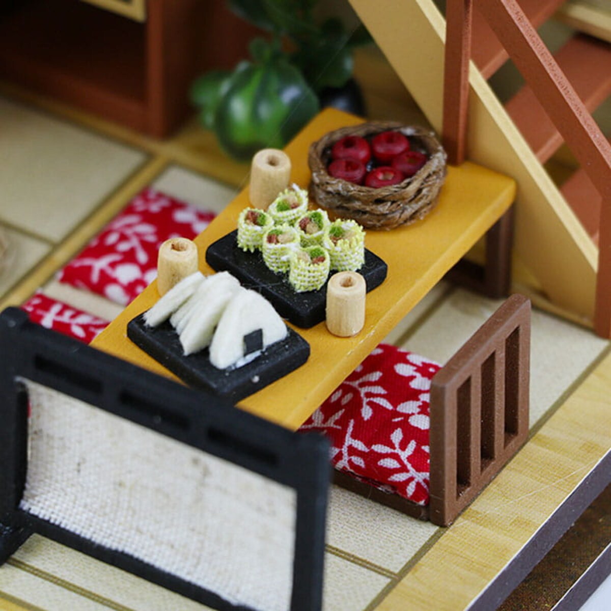 Miniaturowy domek DIY - Matcha na tatami