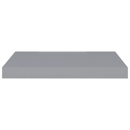 vidaXL Półka ścienna, szara, 50 x 23 x 3,8 cm, MDF