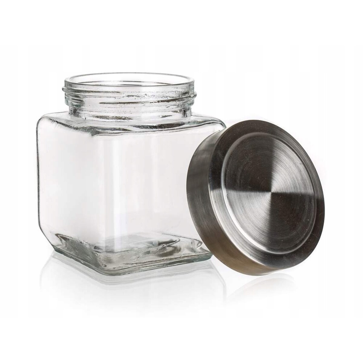 6x POJEMNIK SZKLANY SŁOIK NA przyprawy 500 ml do szafki półki kuchni