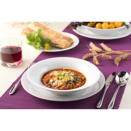 Zestaw talerzy dla 6 osób 18 el. Tiago białe LB16 (0000)