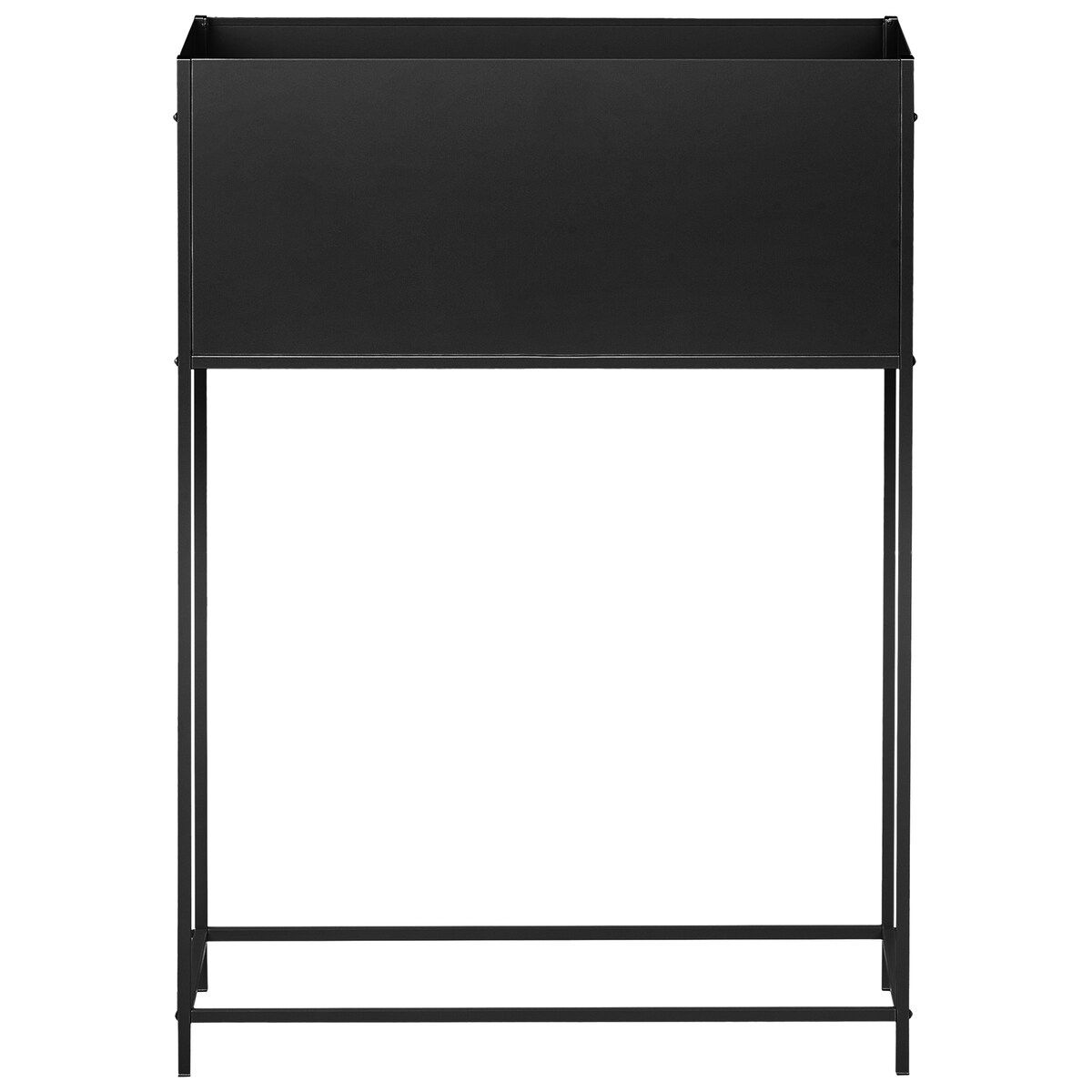 Donica na nóżkach TAPIEN Metal 70 cm Czarny