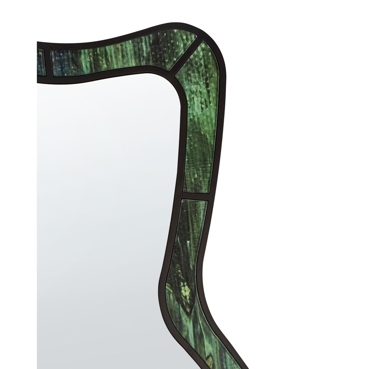 Lustro ścienne CERVILLE Zielony