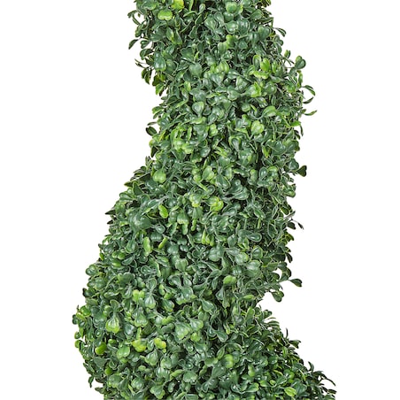 Sztuczna roślina BOXWOOD SPIRAL TREE 120 cm Zielony