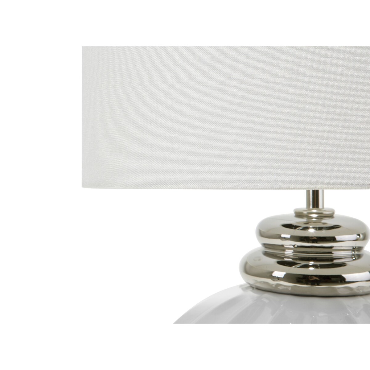 Lampa stołowa ceramiczna biała NERIS