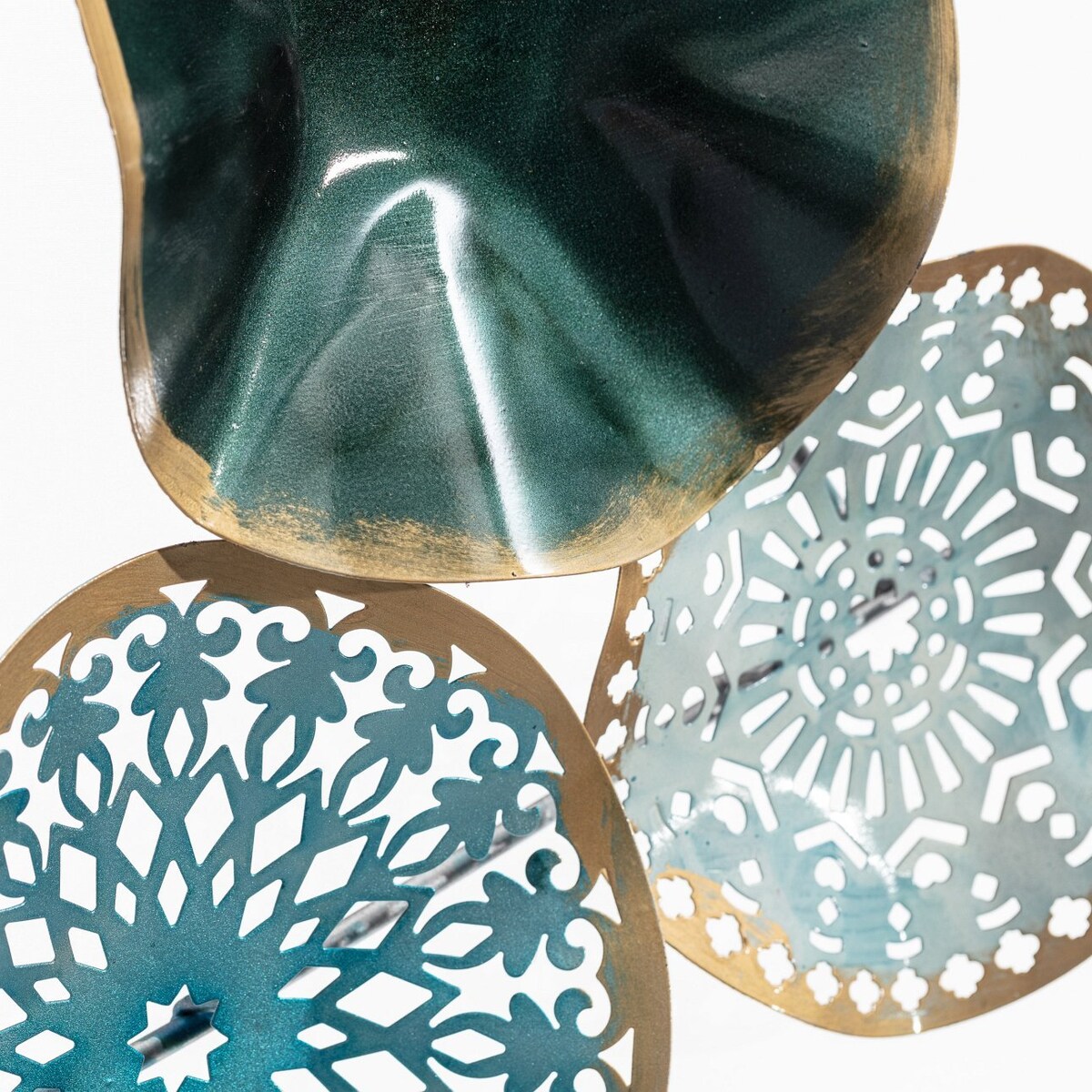 Dekoracja ścienna Rosana blue 92x58cm, 92x6x58cm