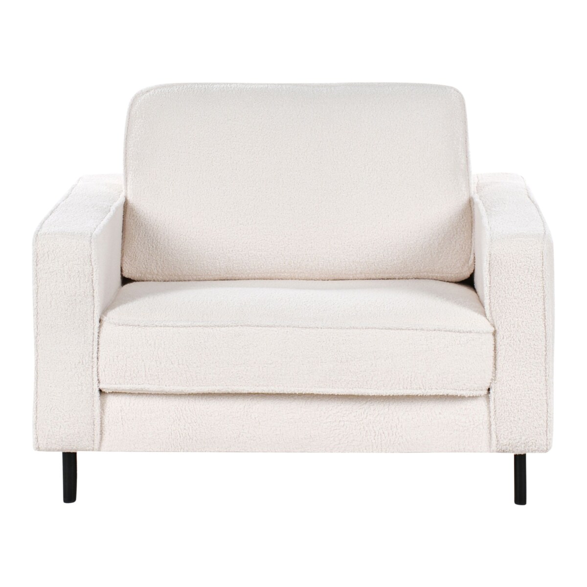 Komplet wypoczynkowy SAVALEN Boucle Biały dla 4 osób