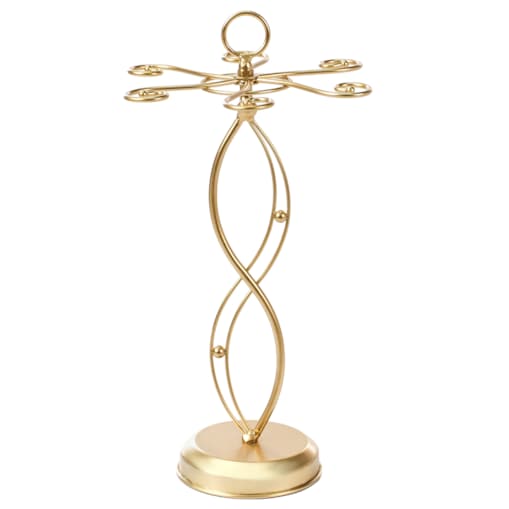 Stojak na kieliszki LIMERICK Złoty