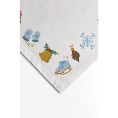 Obrus świąteczny - minimalistyczne święta - 140x220