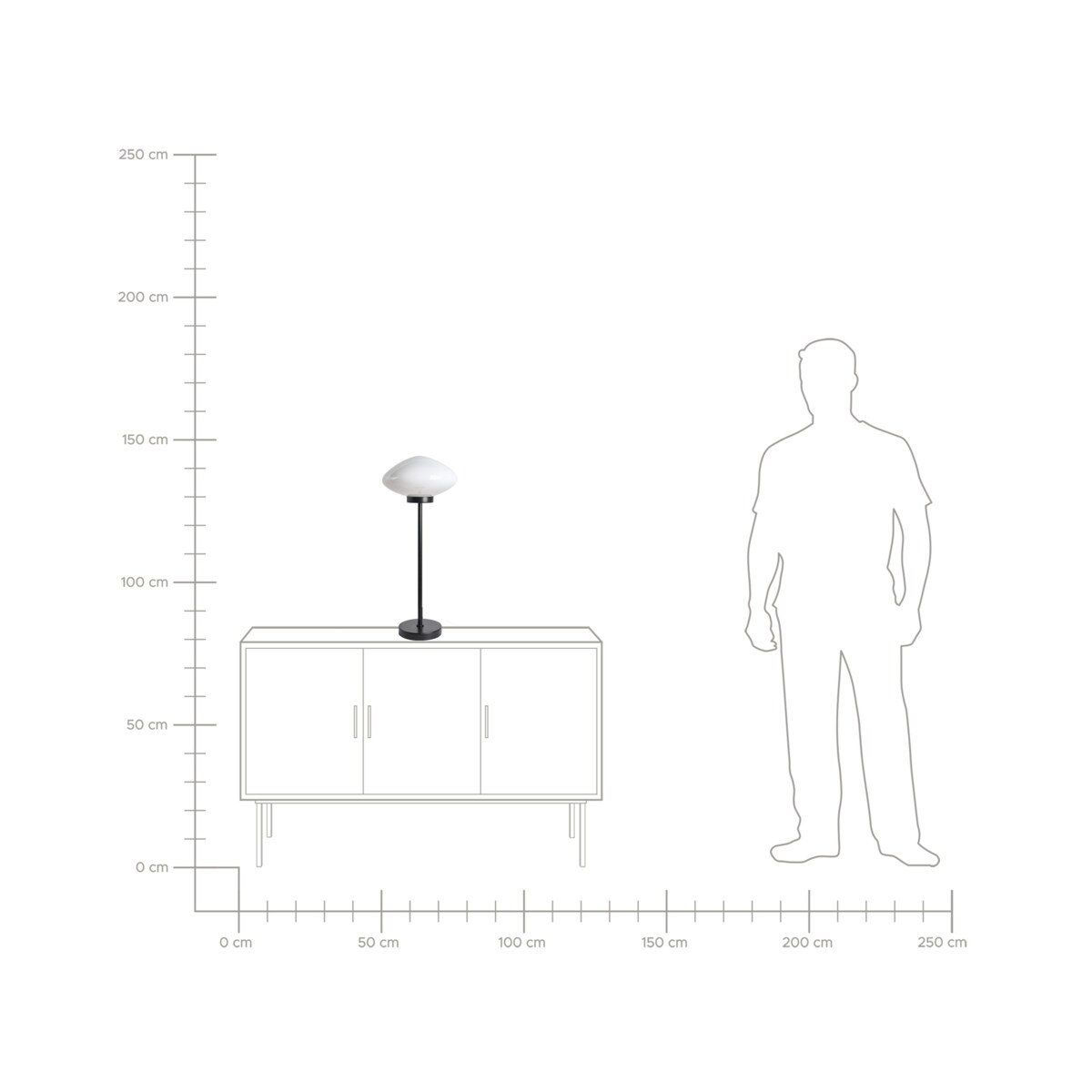 Lampa stołowa SIBUN Metal Czarny