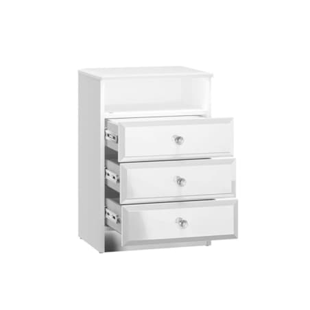 Szafka nocna BLANC 07 3S biały połysk