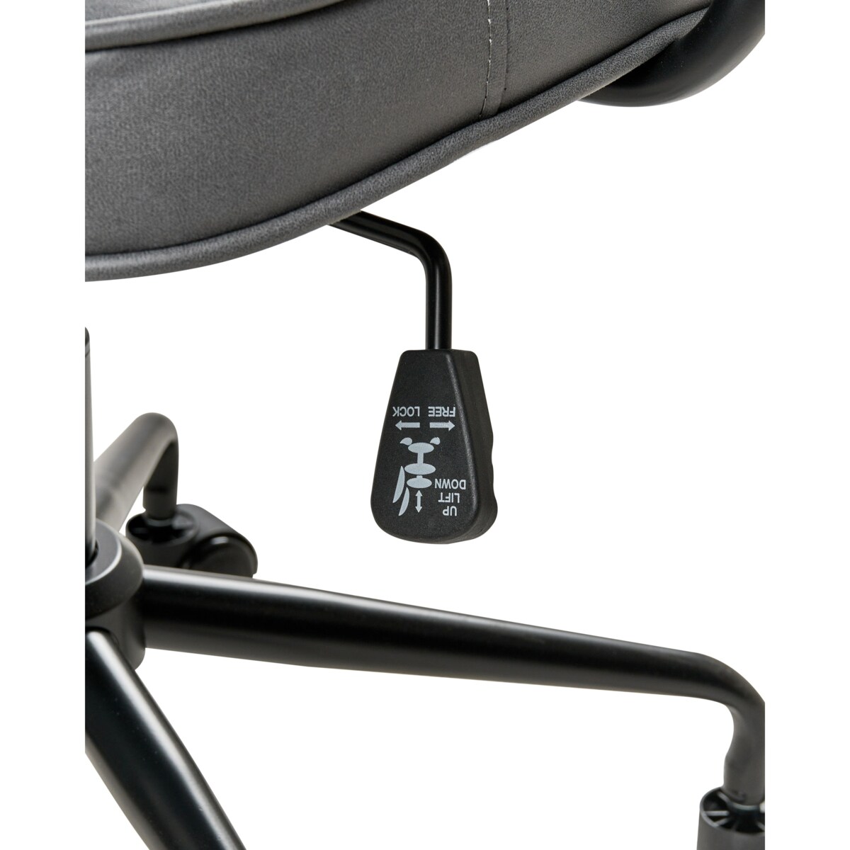 Krzesło obrotowe PAWNEE Welur Szary